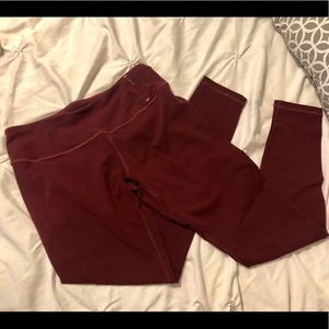 Calia Maroon Leggings